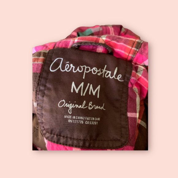 Aeropostale womens parka size M pre-owned - Picture 3 of 3